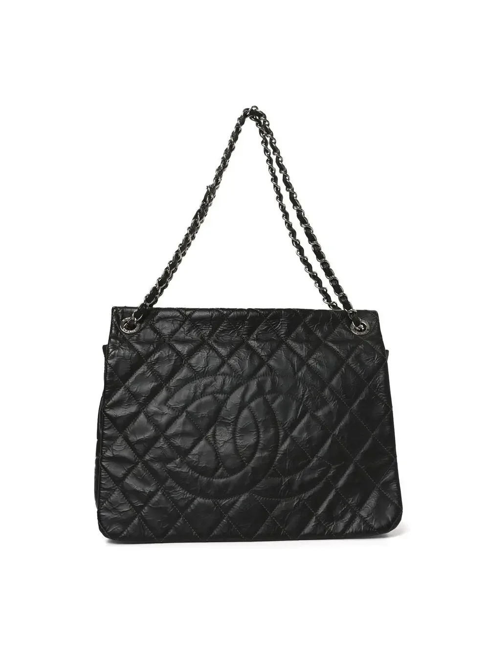 Chanel Glazed Calfskin Quilted Cc Xl #328253C19B